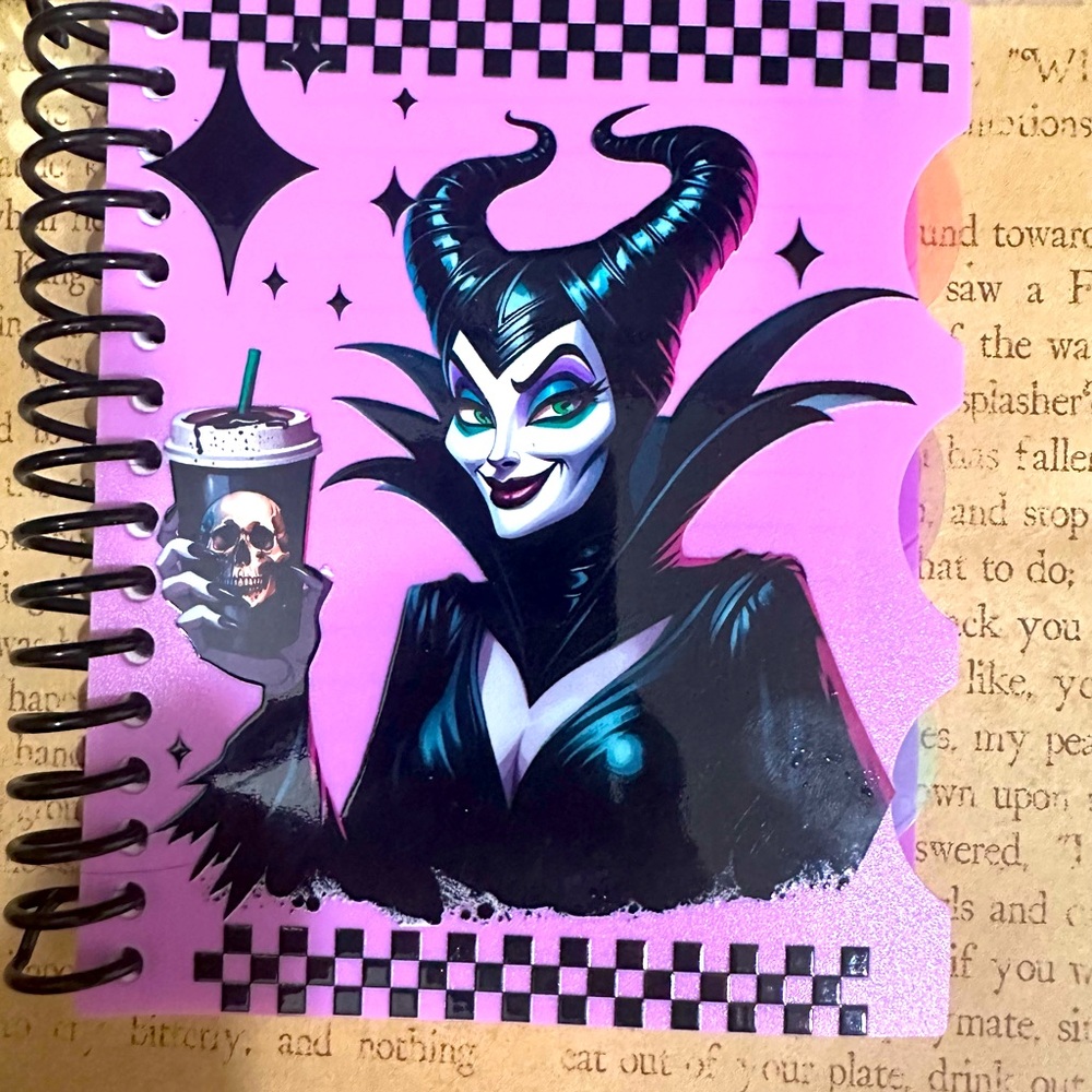 Maleficent Inspired Notebook